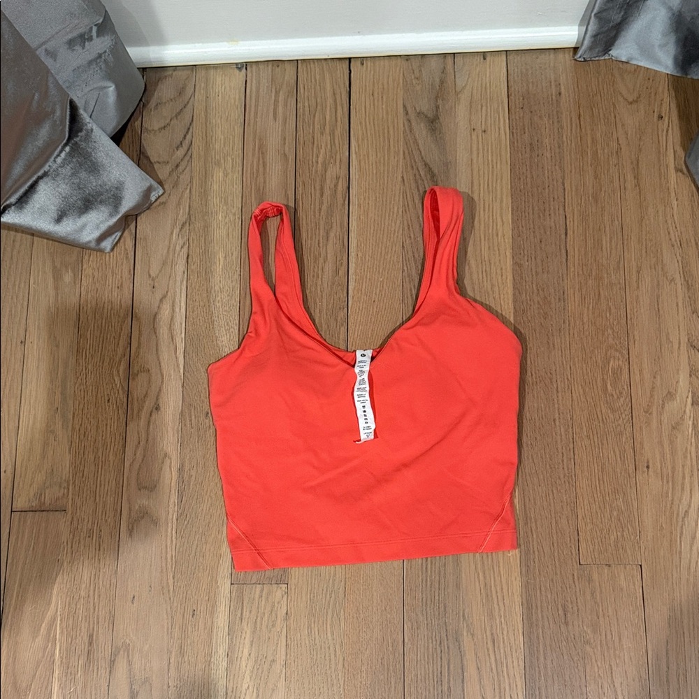 Lululemon Align Tank Coral size 4 - Picture 3 of 3